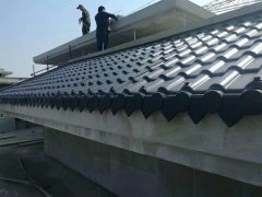 廠家批發(fā)江蘇合成樹(shù)脂瓦 別墅屋頂建材塑料瓦